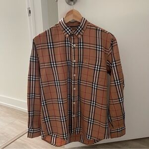Burberry Unisex Button-up Shirt (Medium)